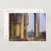 Cartes Pour Fêtes Annuelles Angkor Wat Sunrise Balloon – Postcard (Devant / Derrière)