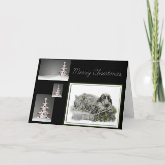 Cartes Pour Fêtes Annuelles Anglais Cocker Spaniel