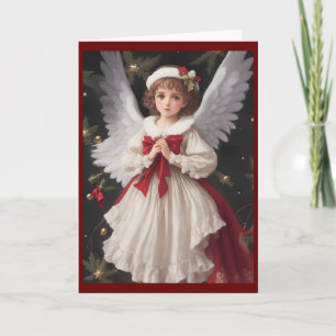 Cartes Pour Fêtes Annuelles Angle de Noël victorien vintage