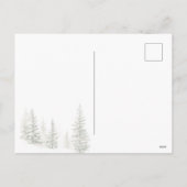 Cartes Pour Fêtes Annuelles Animals Winter Forest Christmas  (Dos)