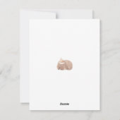 Cartes Pour Fêtes Annuelles Animaux australiens dans un sapin de Noël (Dos)