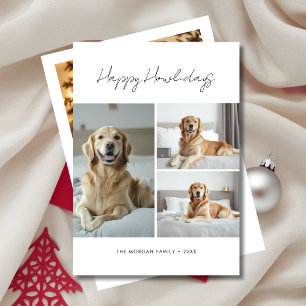 Cartes Pour Fêtes Annuelles Animaux de compagnie Happy Howlidays Chien Noël Sa
