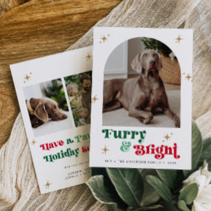 Cartes Pour Fêtes Annuelles Animaux de compagnie Photo de vacances Chien de No