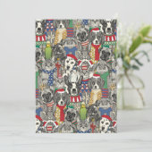 Cartes Pour Fêtes Annuelles animaux de noël (Debout devant)