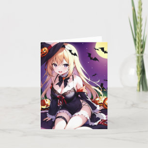 Cartes Pour Fêtes Annuelles Anime Halloween O