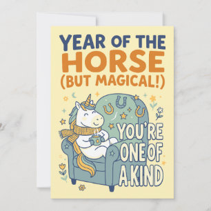 Cartes Pour Fêtes Annuelles Année du Cheval (Mais Magique)