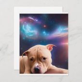 Cartes Pour Fêtes Annuelles Année du Chien (Devant / Derrière)