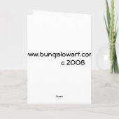 Cartes Pour Fêtes Annuelles Année du chien (Dos)