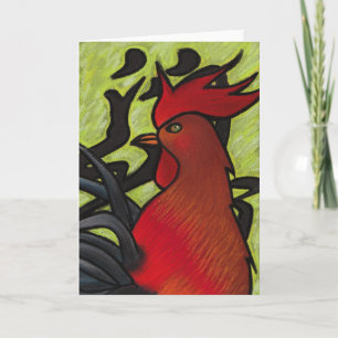 Cartes Pour Fêtes Annuelles Année du coq