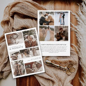 Cartes Pour Fêtes Annuelles Année en moments famille photo collage Noël