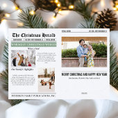 Cartes Pour Fêtes Annuelles Année en revue Journal de Noël Multiphoto