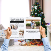 Cartes Pour Fêtes Annuelles Année en revue Journal de Noël Multiphoto