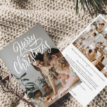 Cartes Pour Fêtes Annuelles Année en revue Photo Collage de Noël moderne<br><div class="desc">Souvenirs précieux partagés : Carte de Noël personnalisée abordable avec année en revue Embrassez l'esprit de fête et rappelez-vous de vos souvenirs chéris avec notre Carte de Noël personnalisée abordable. La page d'accueil présente fièrement votre photo de famille bien-aimée, accompagnée d'un accueil chaleureux "Joyeux Noël", votre nom de famille et...</div>