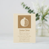 Cartes Pour Fêtes Annuelles Année juive de Shanah Tovah nouvelle (Debout devant)