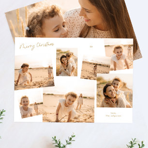 Cartes Pour Fêtes Annuelles Année Minimale En Revue Noël Multi 7 Photo