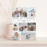 Cartes Pour Fêtes Annuelles Année pleine de souvenirs Collage photo et faits s<br><div class="desc">Avec une année si mémorable vous devez la partager. Envoyez une année en revue la carte de Noël à votre famille et à vos amis avec notre carte de Noël de style éditorial moderne. Un design moderne et minimaliste avec une typographie audacieuse fait d'une carte de Noël mémorable pour partager...</div>