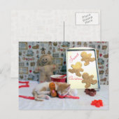Cartes Pour Fêtes Annuelles Annie's Gingerbread - Chat / Kitten Christmas (Devant / Derrière)