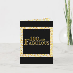Cartes Pour Fêtes Annuelles Anniversaire 100 ans