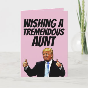 CARTES POUR FÊTES ANNUELLES ANNIVERSAIRE DE LA CHAMBRE, DONALD TRUMP TRUMP TRÈ