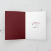 Cartes Pour Fêtes Annuelles Anniversaire de Noël (Intérieur)