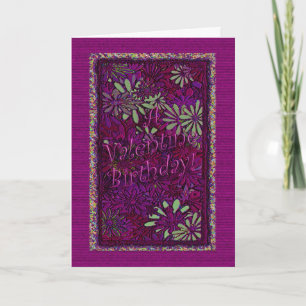 Cartes Pour Fêtes Annuelles Anniversaire de Saint Valentin ! - Verset intérieu