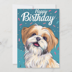 Cartes Pour Fêtes Annuelles Anniversaire de Shi Tzu