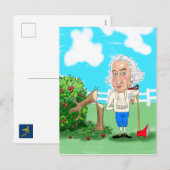 Cartes Pour Fêtes Annuelles Anniversaire de Washington (Devant / Derrière)