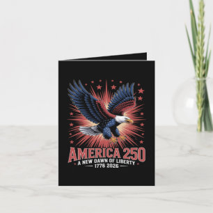 Cartes Pour Fêtes Annuelles Anniversaire des 250 ans de l'Amérique