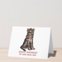 anniversaire du chat cowboy