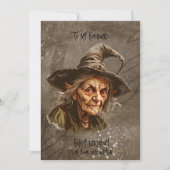 Cartes Pour Fêtes Annuelles Anniversaire du mari de Sa sorcière (Devant)