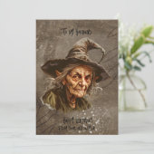 Cartes Pour Fêtes Annuelles Anniversaire du mari de Sa sorcière (Debout devant)