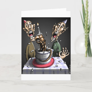 Cartes Pour Fêtes Annuelles Anniversaire Effrayant !