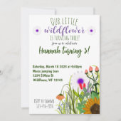 Cartes Pour Fêtes Annuelles anniversaire fleur sauvage (Devant)