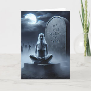 Cartes Pour Fêtes Annuelles Anniversaire Halloween Femme Fantôme