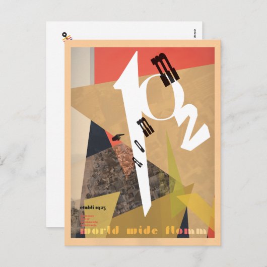 Cartes Pour Fêtes Annuelles ANNIVERsary FLOMM102 (Devant / Derrière)