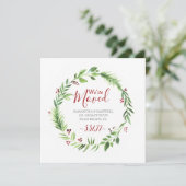 Cartes Pour Fêtes Annuelles Annonce de déménagement pour les fêtes de Noël (Debout devant)