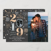 Cartes Pour Fêtes Annuelles Annonce de grossesse Nouvel An Nouvel An 2019 (Devant / Derrière)