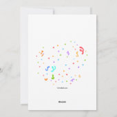 Cartes Pour Fêtes Annuelles Annonce de grossesse pour le Nouvel An (Dos)