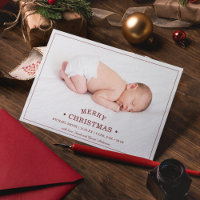 Annonce de naissance pour la première photo de Noë