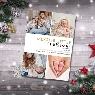 Cartes Pour Fêtes Annuelles Annonce de naissance pour un Noël plus joyeux avec