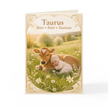 Annonce de naissance Taureau | Collection de rêves