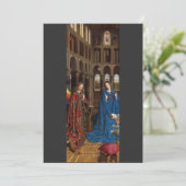 Cartes Pour Fêtes Annuelles Annonce par Jan van Eyck (Debout devant)