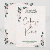 Cartes Pour Fêtes Annuelles Annonces de naissance de vacances (Devant / Derrière)