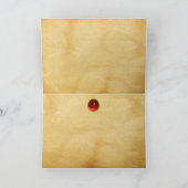 Cartes Pour Fêtes Annuelles ANNONCIATION Archange Gabriel, Parchemin Vierge (Intérieur)