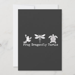 Cartes Pour Fêtes Annuelles Anti-Trump FDT Anti-Maga Frog Turtle