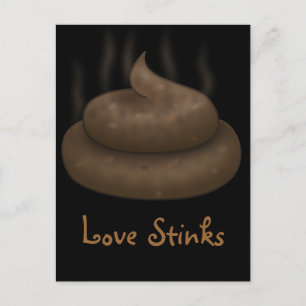 Cartes Pour Fêtes Annuelles Anti-Valentines : L'amour n'est qu'un tas de conne