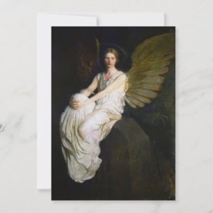 Cartes Pour Fêtes Annuelles Antique Abbott Handerson Thayer Angel Peinture