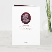 Cartes Pour Fêtes Annuelles ANTIQUE CAMEO, DAME AUX PÂTES Saint-Valentin (Dos)