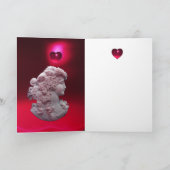 Cartes Pour Fêtes Annuelles ANTIQUE CAMEO, DAME AUX PÂTES Saint-Valentin (Intérieur)