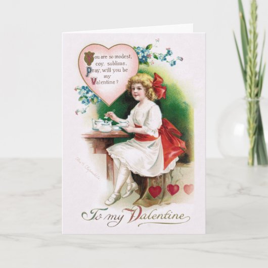 Cartes Pour Fêtes Annuelles Antique Clapsaddle Valentine (Devant)